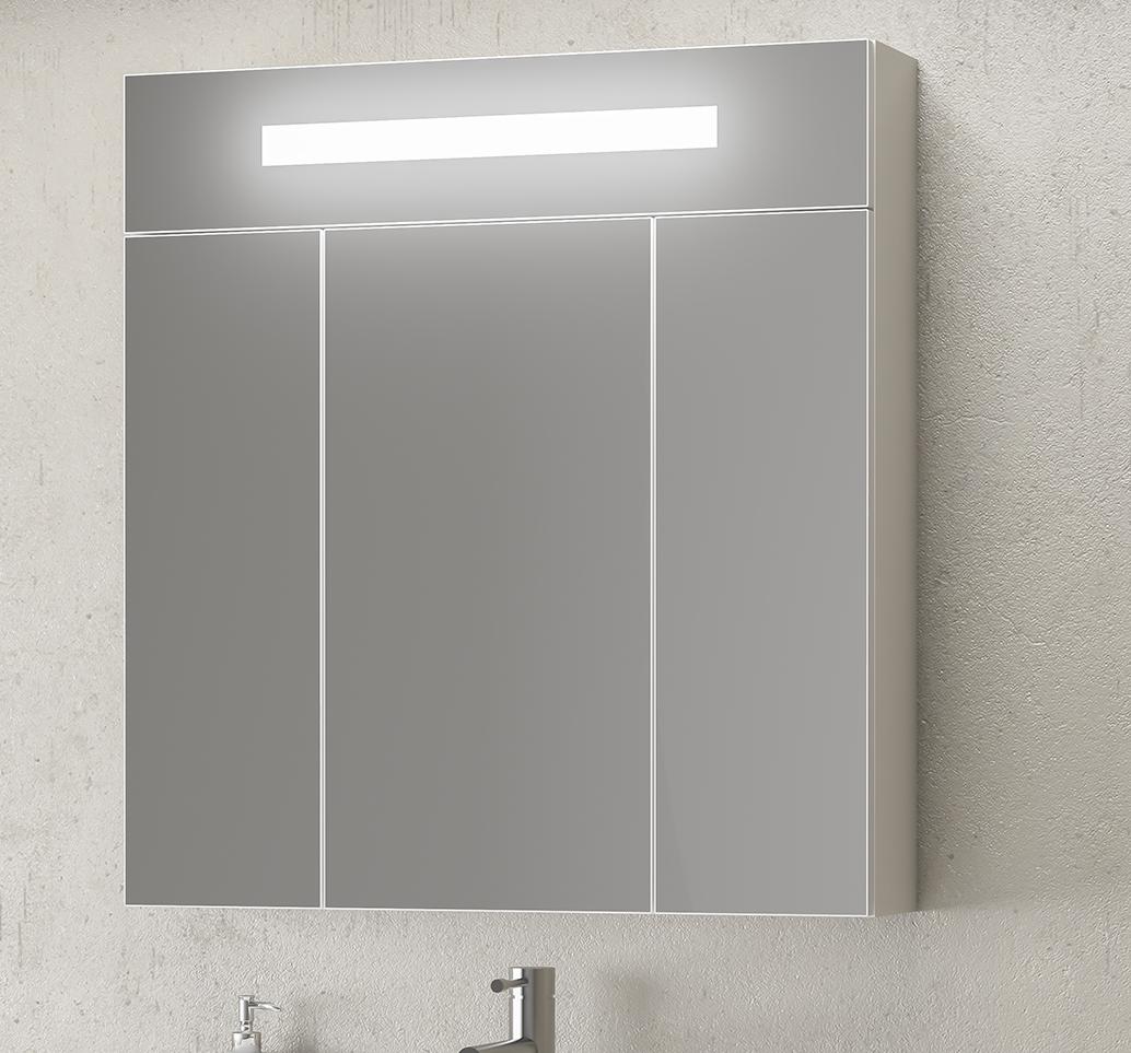 Зеркало шкаф для ванной с подсветкой 100 см